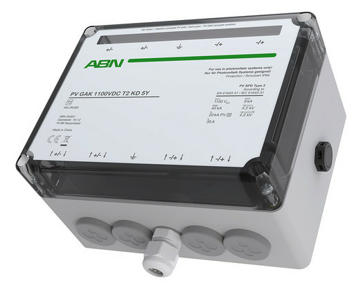 ABN R9L2RUB5 PV GAK 1100VDC T2 KD 5Y ABN R9L2RUB5 PV GAK 1100VDC T2 KD 5Y von ABN