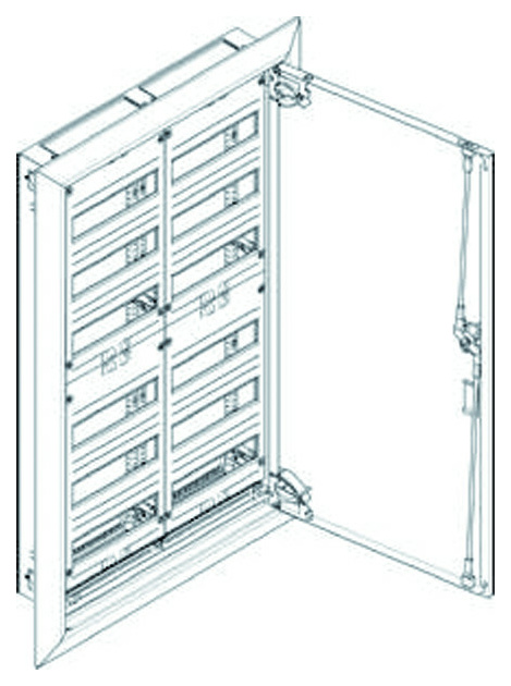 ABN UK26 Flachverteiler UP/HW 2 x 6-reihig von ABN