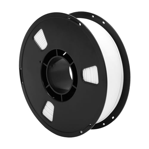 ABOOFAN 1 Rolle 3D Druckdraht 3D Druckerfilament 3D Druckerrohr Filamentrohr 3D Druckerzubehör 3D Druckerschlauch 3D Druckerzubehör Haustier Weiß von ABOOFAN