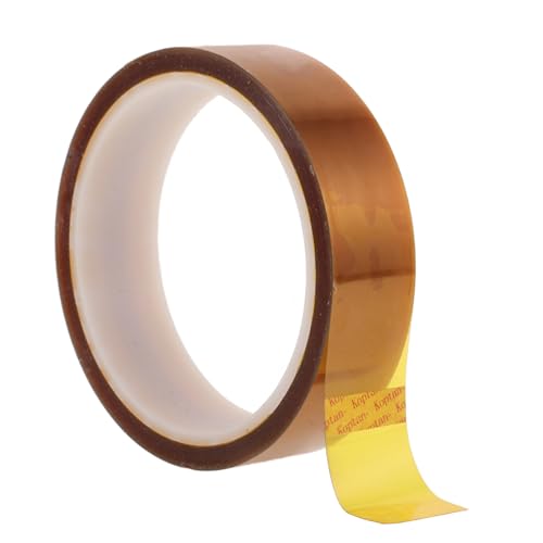 ABOOFAN 1 Rolle Hochtemperaturbeständiges Klebeband Sublimationswärmeband Wärmeübertragungsband doppelseitiges klebeband Transferband für Vinyl Sublimations-Kit Polyimid von ABOOFAN