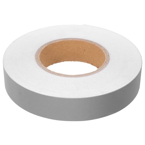 ABOOFAN 1 Rolle Reflektorstoff Reflektorband Selbstklebendes Kleiderband Reflektorstoff Einseitiges Stoffband Reflektormaterial Reflektorband Wasserdicht Reflektorfolie Aus Vinyl von ABOOFAN
