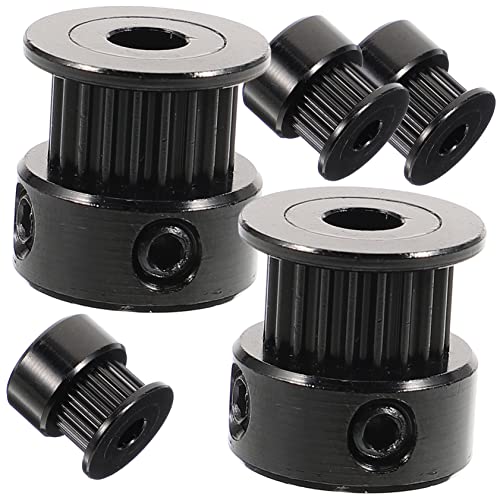 ABOOFAN 1 Satz Mechanische Riemenscheiben Mechanische Zahnriemenscheibe 3D Drucker Riemenscheibenzähne Synchronrad Umlenkrolle Maschinenriemenscheibe Radspanner Feder Zahnriemenrad 5 Stück von ABOOFAN