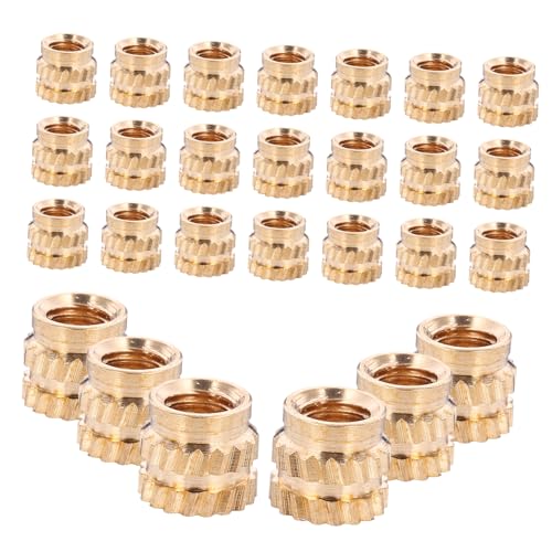 ABOOFAN 100 Teiliges Set Einbettungsmuttern Aus Messing Mit Innengewinde Gewindeeinbettungsmutter Innengewinde Gerändelte Einbettungsmuttern Aus Messing Mit Gewindeeinsatz Für 3D ABOOFAN 100 Teiliges Set Einbettungsmuttern Aus Messing Mit Innengewinde Gewindeeinbettungsmutter Innengewinde Gerändelte Einbettungsmuttern Aus Messing Mit Gewindeeinsatz Für 3D von ABOOFAN