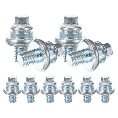 ABOOFAN 10Stücke Teiliges Metallschrauben Set für Autobatterien Sechskantschraube mit Hoher Festigkeit Vibrationsresistent und Vielseitig Einsetzbar für Autos Boote von ABOOFAN