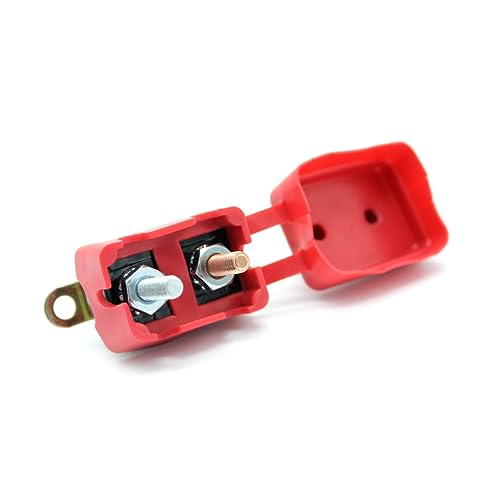 ABOOFAN 12V Dc Wasserdichter Automatischer Rücksetz Überstromschutzschalter Für Boot Dirt Bike Und Sonderfahrzeuge Rot Robuste Gummischutzabdeckung Gegen Feuchtigkeit von ABOOFAN