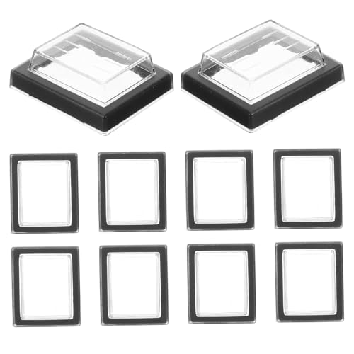 ABOOFAN 15Stücke Teiliges Rockerschalterabdeckung aus Robustem und Staubdicht für Notstopptasten und Signaltasten Einfache Installation und Optimaler Schutz von ABOOFAN