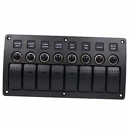 ABOOFAN 1Satz Kombinierte Schalttafel für Schiff Positionen Schalterpanel Langlebig Kompatibel mit Autos Wohnmobilen Yachten Steuerung von Scheinwerfern ABOOFAN 1Satz Kombinierte Schalttafel für Schiff Positionen Schalterpanel Langlebig Kompatibel mit Autos Wohnmobilen Yachten Steuerung von Scheinwerfern von ABOOFAN