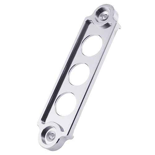 ABOOFAN 1Stück Auto Modifizierter Batteriehalter Aus Aluminiumlegierung Schnalle Für Fahrzeug Batterie Rack Hochwertige Befestigungshalterung Silber Für Auto Tuning Und Anpassungen von ABOOFAN