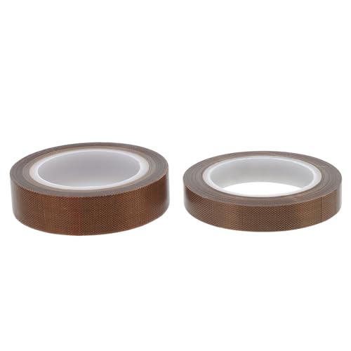 ABOOFAN 2 Rollen Teflonband Handsiegelband Handvakuumierband Klebeband Für Vakuumierer Vakuumierband Für Lebensmittel Ptfe-band Für Vakuumierer Handsiegelbänder Light Brown ABOOFAN 2 Rollen Teflonband Handsiegelband Handvakuumierband Klebeband Für Vakuumierer Vakuumierband Für Lebensmittel Ptfe-band Für Vakuumierer Handsiegelbänder Light Brown von ABOOFAN