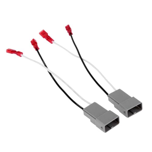 ABOOFAN 2 Stück Auto Lautsprecherkabelbaum Lautsprecherkabelbaumadapter Lautsprecheranschlusskabelbaum Lautsprecherersatz Installationsadapter Lautsprecherkabeladapter von ABOOFAN