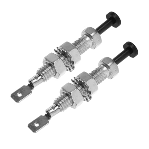 ABOOFAN 2 Stück Türlichtschalter Universal Auto Lichtschalter Stiftschalter Autotürlampe Türblinkschalter Autotürschalter Schranktürschalter Silberlegierung ABOOFAN 2 Stück Türlichtschalter Universal Auto Lichtschalter Stiftschalter Autotürlampe Türblinkschalter Autotürschalter Schranktürschalter Silberlegierung von ABOOFAN