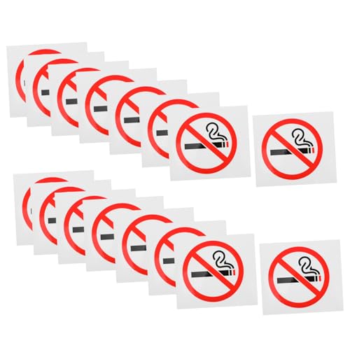 ABOOFAN 20 Stück Rauchverbotsschild Vinyl Aufkleber NEIN nicht Auto Abziehbild Flecken für klein Rauchwarnung Papier Weiß ABOOFAN 20 Stück Rauchverbotsschild Vinyl Aufkleber NEIN nicht Auto Abziehbild Flecken für klein Rauchwarnung Papier Weiß von ABOOFAN