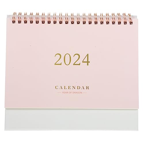 ABOOFAN 2024 Desk Calendar Monthly Calendar Desktop Flip Calendar Desktop Calendar Daily Planner for Home Office von ABOOFAN