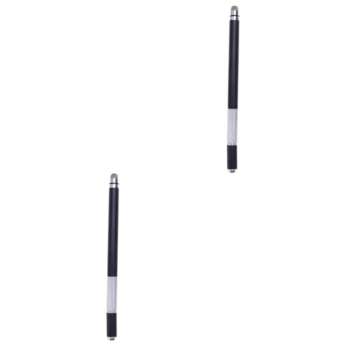 ABOOFAN 2 Stück Universal-Eingabestift Kapazitiver Bildschirmstift Für Tablets Smartphones Laptops Schwarzer Zeichenzeiger-Eingabestift von ABOOFAN