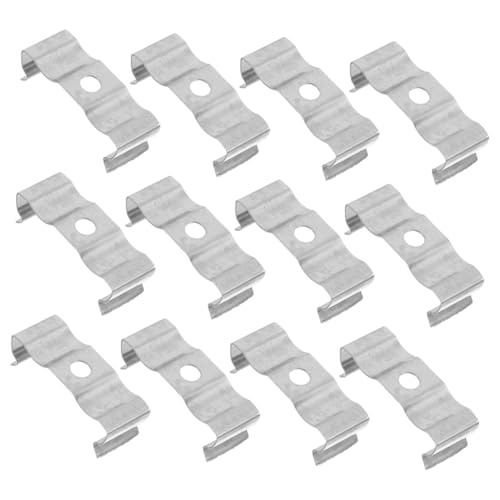 ABOOFAN 30 Stück Metall Lampenklemmen Clip Für LED Lichtröhre LED Leuchten Befestigungsklemmen Röhrenlampen Clip Röhrenleuchten Halterung Halterungsclip Für Deckenleuchte LED von ABOOFAN