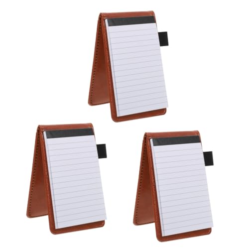 ABOOFAN 3 Stücke Büro Memo Pad Tragbare Notebook Einfache Design Tasche Notizblock Für Tagebuch Notizen von ABOOFAN