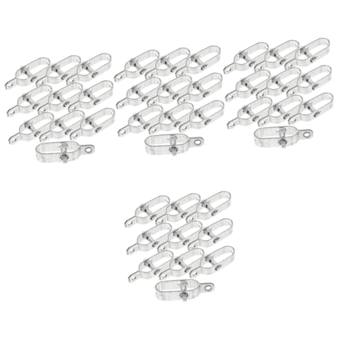 ABOOFAN 4 Sätze Drahtspanner Cable Clamp Drahtseilklemmen Drahtseilspanner Beschichtet Hängend Antennenkabel Schwerer Spanner Strapazierfähiger Spanner Aus Stahl Eisen Silver 10 Stück * 4 ABOOFAN 4 Sätze Drahtspanner Cable Clamp Drahtseilklemmen Drahtseilspanner Beschichtet Hängend Antennenkabel Schwerer Spanner Strapazierfähiger Spanner Aus Stahl Eisen Silver 10 Stück * 4 von ABOOFAN