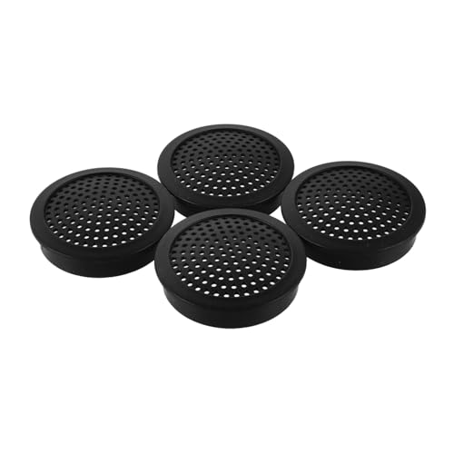 ABOOFAN 4 Stück Auto-Lautsprechergitter Autolautsprecherabdeckung Lautsprecherschutz Lautsprecherabdeckungen fürs Auto Audio -Hochtöner -Cover Sprecher Grill Plastik Black von ABOOFAN