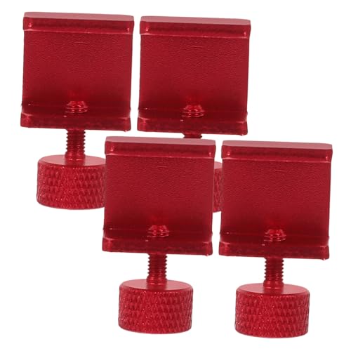 ABOOFAN 4 Stück Klemmen für 3D-Drucker Clips Bett verstellbare Glasklemmen 3D-Drucker klemmt Glas Befestigungsklammern 3D-Drucker klammert Glas Aluminiumlegierung rot ABOOFAN 4 Stück Klemmen für 3D-Drucker Clips Bett verstellbare Glasklemmen 3D-Drucker klemmt Glas Befestigungsklammern 3D-Drucker klammert Glas Aluminiumlegierung rot von ABOOFAN