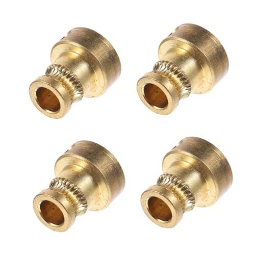ABOOFAN 4 Stück Vorschubrad 3D Drucker Getriebeextruder 3D Drucker Extruderrad Extruderräder Zahnrad Extrusionsrad Drucker Extrusionsrad Antriebszahnrad 3D Drucker Zuführzahnrad Goldenes von ABOOFAN