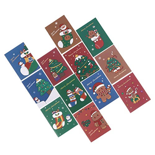 ABOOFAN Weihnachts-notizblöcke 50 Stück Taschen-notizbuch mit Weihnachtsthema für Schüler Schule Büro von ABOOFAN
