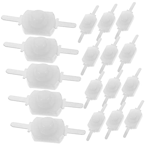 ABOOFAN 50Stücke Latching Micro Druckknopfschalter Selbstverriegelnd Kompakt Für Taschenlampen Robustes Einfache Installation Pin Design von ABOOFAN