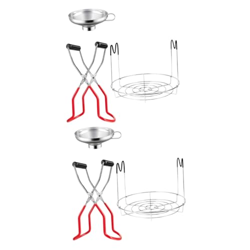 ABOOFAN 6 Stk Kann Rack Glastrichter Aus Edelstahl Flaches Konservengestell Glashalter Aus Metall Einmachglas-kit Gemüsedampfer Dampfgarer Konservenständer Einmachen Suite Rostfreier Stahl ABOOFAN 6 Stk Kann Rack Glastrichter Aus Edelstahl Flaches Konservengestell Glashalter Aus Metall Einmachglas-kit Gemüsedampfer Dampfgarer Konservenständer Einmachen Suite Rostfreier Stahl von ABOOFAN
