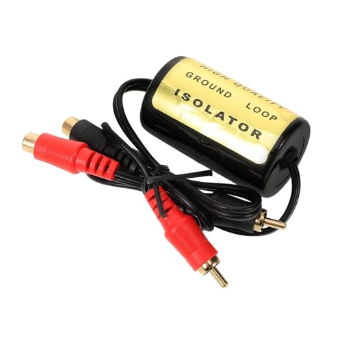 ABOOFAN Audiofilter Abbrechen Lärm Isolator Die Ermäßigung Reduzierend Ruhig Auto-Stereo-rauschunterdrücker Verstärker-rauschfilter Car-Audio-zubehör Kupferkern von ABOOFAN