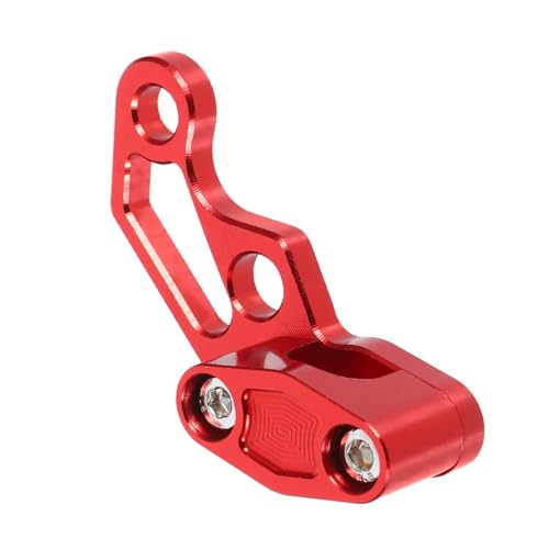 ABOOFAN Bremszugklemme Leitungsklemme Bremszugclip Hydraulikbremsen Für Ölrohrklemme Für Motorradbremsleitung Befestigungsclips Ersatzkabelclips Aluminiumlegierung Rot von ABOOFAN