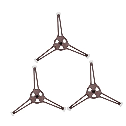 ABOOFAN Essenstabletts 3st Mikrowellen-plattenspieler Drehbarer Ständer Plattentellerhalter Für Mikrowelle Mikrowellentablett Kreistablett Rundes Tablett Rotieren Plastik Heizung von ABOOFAN