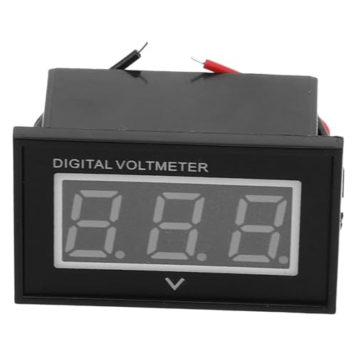 ABOOFAN Golf Voltmeter Golfwagen Digital Spannungsmesser Dc Voltmeter Spannungsanzeige Spannungsanzeige Auto Spannungsmesser Auto Audio Voltmeter Voltanzeige Schwarz Abs von ABOOFAN