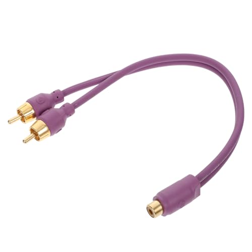 ABOOFAN Lautsprecherkabeldraht Subwoofer Audio-Lautsprecherkabel Ersatz-Audiokabel Audio-Lautsprecher-Splitterkabel Endstufenkabel Verstärkerkabel Kunststoff Violett ABOOFAN Lautsprecherkabeldraht Subwoofer Audio-Lautsprecherkabel Ersatz-Audiokabel Audio-Lautsprecher-Splitterkabel Endstufenkabel Verstärkerkabel Kunststoff Violett von ABOOFAN