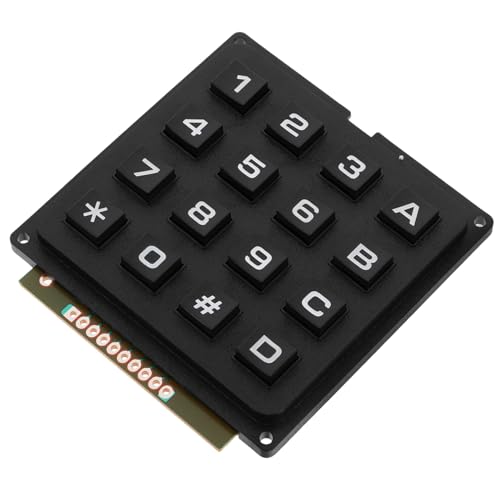 ABOOFAN Mikrocontroller -Tastatur Schlüsselmodul Tastaturmatte Tastaturschalter Schlüsselarray Tastaturarray Klaviatur Industrie-Tastatur 16-Tasten-keysheet Plastik Black ABOOFAN Mikrocontroller -Tastatur Schlüsselmodul Tastaturmatte Tastaturschalter Schlüsselarray Tastaturarray Klaviatur Industrie-Tastatur 16-Tasten-keysheet Plastik Black von ABOOFAN
