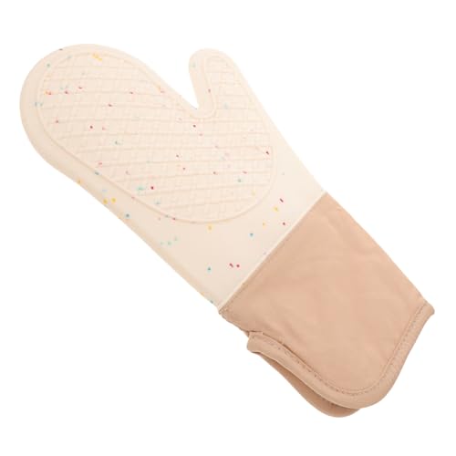 ABOOFAN Ofenhandschuhe aus Silikon Kochen Hitze Handschuhe grillen heiße Handschuhe für die Küche Wärmeisolierte Handschuhe Küchenversorgung Grillhandschuhe Kieselgel von ABOOFAN
