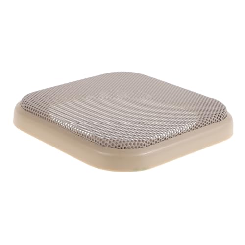 ABOOFAN Quadrathornnetzabdeckung Runde Abdeckplatte Lautsprechergrillabdeckung Im Auto Lautsprechergittermaterial Aus Metall Auto-subwoofer-lautsprecherabdeckung Beige Eisen von ABOOFAN
