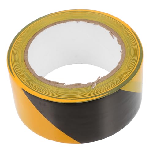 ABOOFAN Reflektierendes Transportband Halloween-tatortband Reflexband Im Freien Wasserdicht Polizeiband Reflektorband Outdoor Wasserdicht Krimiband Gelbes Bodenband Schwarz Und Gelb Vinyl von ABOOFAN