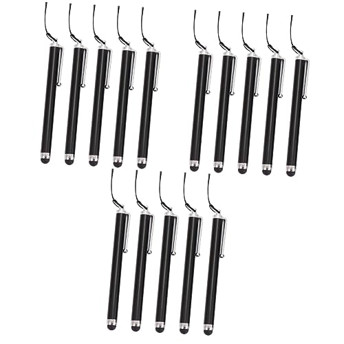 ABOOFAN 3 Sets 9 Mm Metall-Eingabestift Für Kapazitive Touchscreens Schwarz Mit Verlorenem Schlüsselband Für Telefon/Tablet 5 Stück * 3 ABOOFAN 3 Sets 9 Mm Metall-Eingabestift Für Kapazitive Touchscreens Schwarz Mit Verlorenem Schlüsselband Für Telefon/Tablet 5 Stück * 3 von ABOOFAN