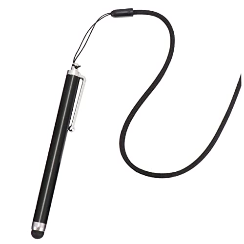 ABOOFAN Stylus -Lost Lanyard Kapazitiver Stift für Touchscreen 9mm Spitze Geeignet für Telefon und Tablet Schwarz von ABOOFAN