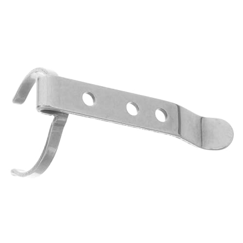 ABOOFAN Taschenlampenclip camping zubehör outdoor taschenlampe Gürtelclip Taschenlampe Taschenlampenhalter für Gürtel Stiftclips Gürtel Stifthalter Clip-Taschenlampe Eisen Silver ABOOFAN Taschenlampenclip camping zubehör outdoor taschenlampe Gürtelclip Taschenlampe Taschenlampenhalter für Gürtel Stiftclips Gürtel Stifthalter Clip-Taschenlampe Eisen Silver von ABOOFAN