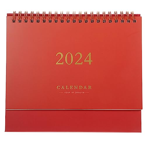 ABOOFAN Tischkalender Juli 2023 – Dezember 2024 Monatskalender 18-Monatiger Standkalender Flip-Desktop-Kalender Tagesplaner Für Das Heimbüro von ABOOFAN