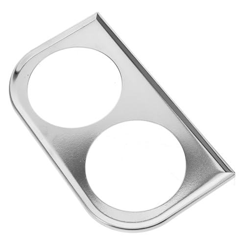 ABOOFAN Zubehör für den Autoinnenraum Halterung für das Armaturenbrett im Auto Inhaber Mini halterung für messgeräte Instrumentenrahmen-Montagehalter Eisen Silver von ABOOFAN