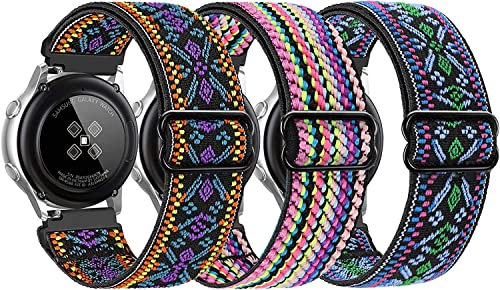 ABOVEACC 3 Packs 22mm Armband für Samsung Galaxy Watch 3 45mm/Galaxy Watch 46mm/Huawei Watch GT 2 46mm/Gear S3 Classic Verstellbare Elastische Nylon Geflochtenes Sport Armband für Herren Damen ABOVEACC 3 Packs 22mm Armband für Samsung Galaxy Watch 3 45mm/Galaxy Watch 46mm/Huawei Watch GT 2 46mm/Gear S3 Classic Verstellbare Elastische Nylon Geflochtenes Sport Armband für Herren Damen von ABOVEACC