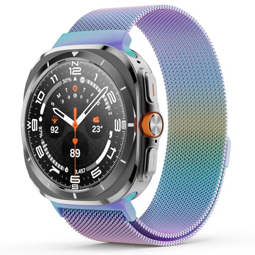ABOVEACC Ersatzarmband Kompatibel mit Samsung Galaxy Watch Ultra Armband 47mm, Magnetisch Einstellbar Edelstahl Metall Armbänder für Damen Herren, Farbe ABOVEACC Ersatzarmband Kompatibel mit Samsung Galaxy Watch Ultra Armband 47mm, Magnetisch Einstellbar Edelstahl Metall Armbänder für Damen Herren, Farbe von ABOVEACC