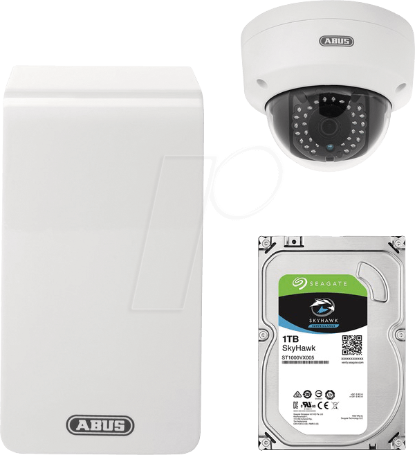 TVVR 36510D - Netzwerk-Videorekorder, Set inkl. einer Kameras von ABUS SECURITY TECH