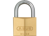 ABUS 65/40 KD, Herkömmliches Vorhängeschloss, Tastensperre, Unterschiedliche Schließung, Messing, Messing, Stahl von ABUS