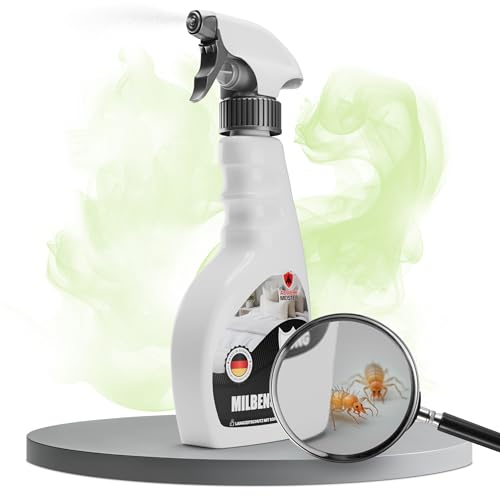 ABWEHR MEISTER NEUHEIT Milbenspray 500 ml, effektiver Schutz gegen Hausstaubmilben, allergikerfreundlich, langanhaltend, Für Matratzen & Polster, sicher für Kinder & Haustiere ABWEHR MEISTER NEUHEIT Milbenspray 500 ml, effektiver Schutz gegen Hausstaubmilben, allergikerfreundlich, langanhaltend, Für Matratzen & Polster, sicher für Kinder & Haustiere von ABWEHR MEISTER