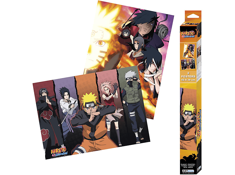 ABYSTYLE ABYDCO609 NARUTO GRUPPE 2 CHIBI Poster von ABYSTYLE