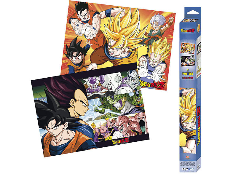 ABYSTYLE ABYDCO708 Dragonball Posterset Saiyajin Poster von ABYSTYLE