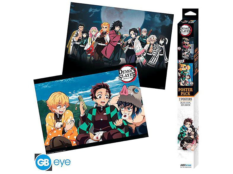 ABYSTYLE ABYDCO847 DEMON SLAYER POSTER SET STAFFEL 2 Poster ABYSTYLE ABYDCO847 DEMON SLAYER POSTER SET STAFFEL 2 Poster von ABYSTYLE