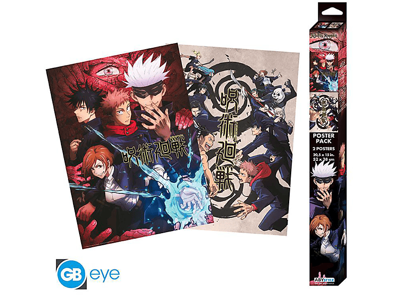 ABYSTYLE GBYDCO024 JUJUTSU KAISEN POSTER SET GRUPPE Manga Poster Set von ABYSTYLE